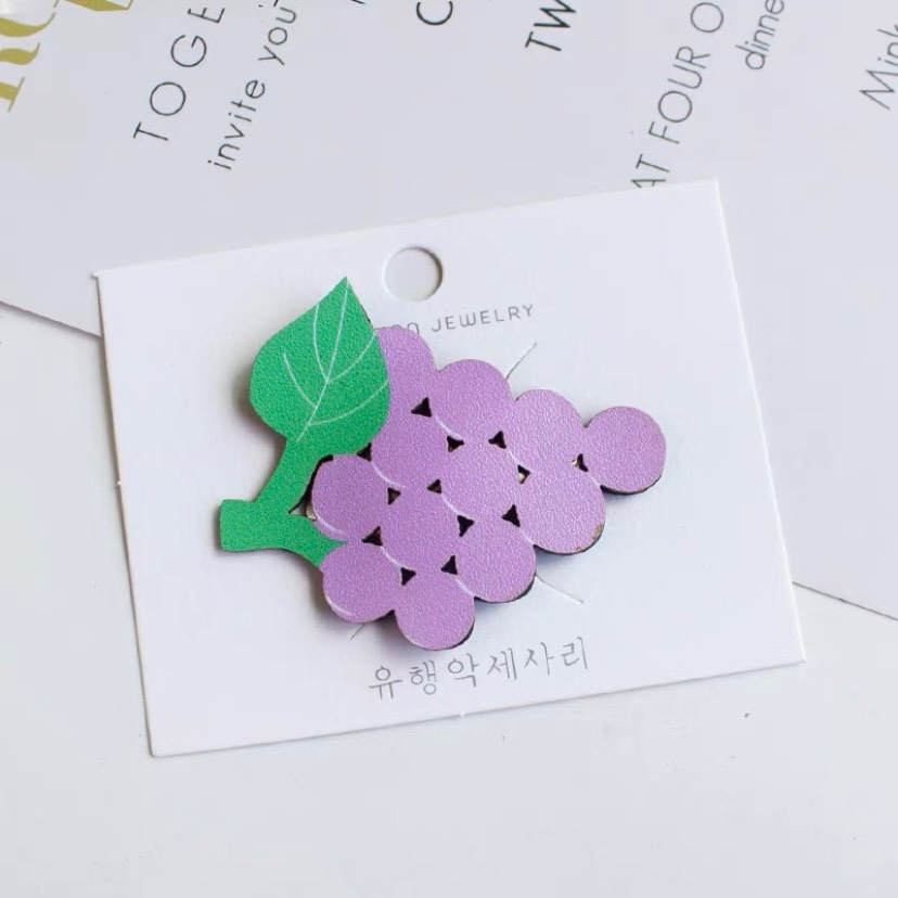 Kẹp tóc hoa quả dễ thương cho bé gái