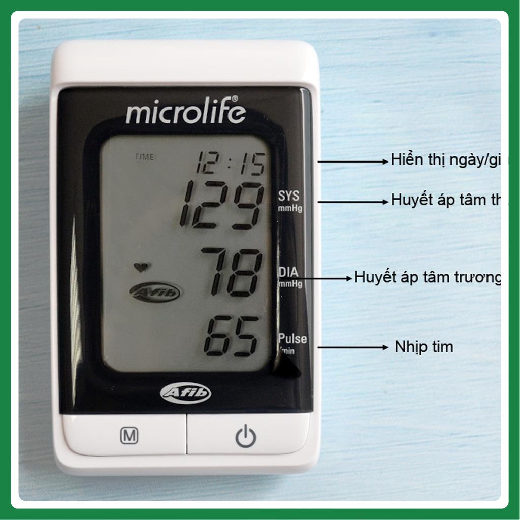 Máy đo huyết áp bắp tay Microlife BP A200 - Kết Nối Cổng USB Với Máy Tính - Bảo Hành 5 Năm