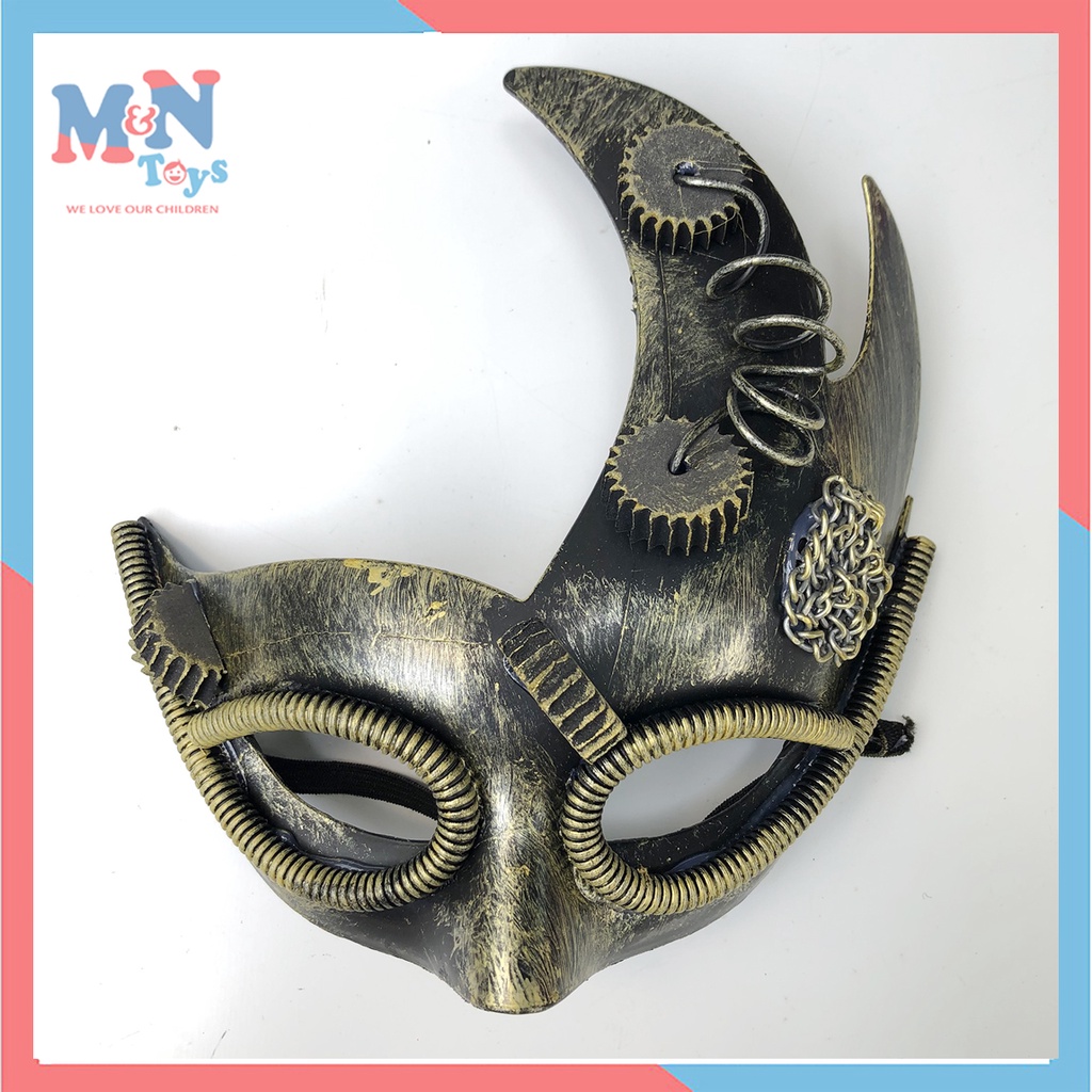 Mặt nạ mắt giả kim loại chơi trung thu, Halloween cho trẻ em và người lớn