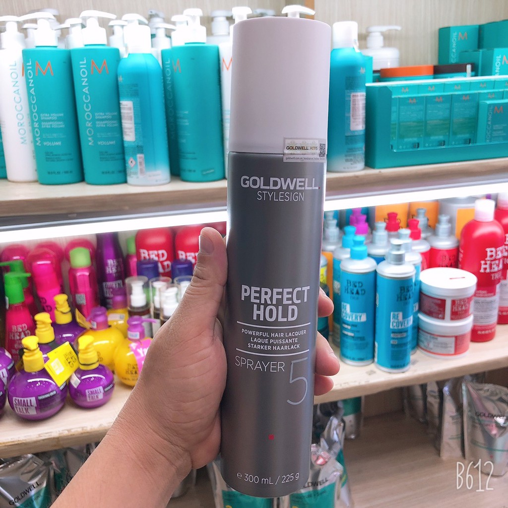 Keo xịt tạo kiểu tóc siêu cứng PERFECT HOLD GOLDWELL 300ML ( hàng chính hãng )