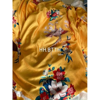 Áo dài gấm mẫu mới