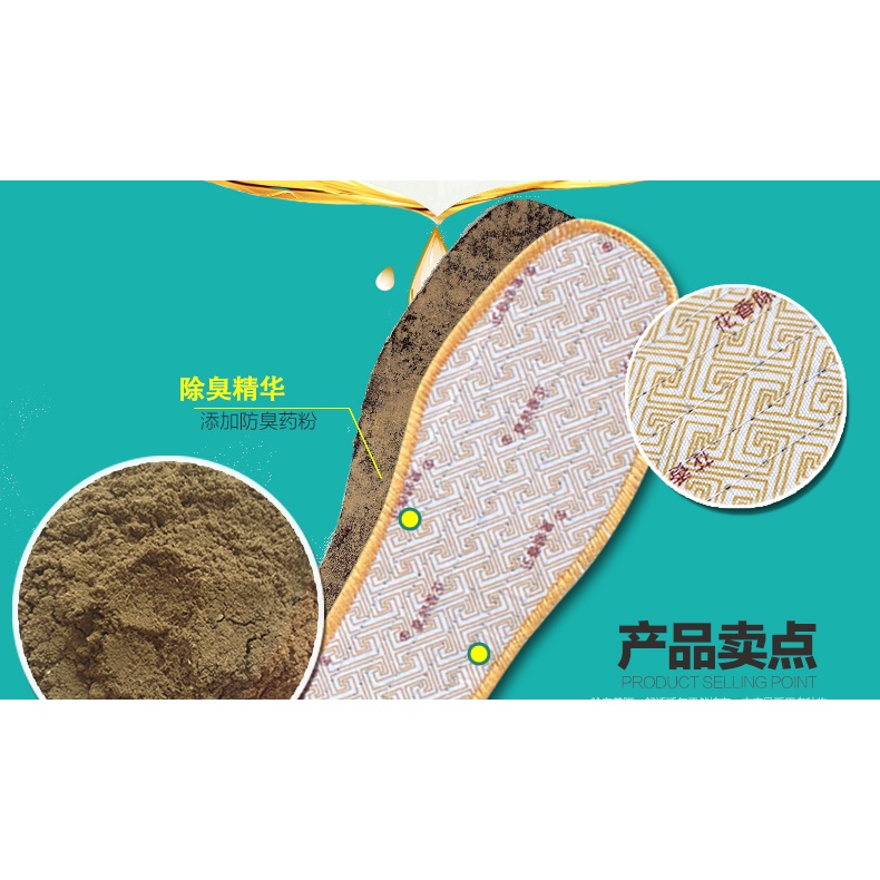 Bộ 10 Cặp Đế Lót Giày Khử Mùi Thấm Hút Mồ Hôi Thoáng Khí Cho Nam Nữ