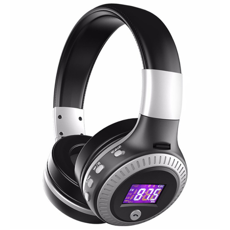 Tai nghe Bluetooth không dây ZEALOT B19 Headphone Bluetooth stereo Bass có micro FM Radio Thẻ TF, màn hình LCD | BigBuy360 - bigbuy360.vn