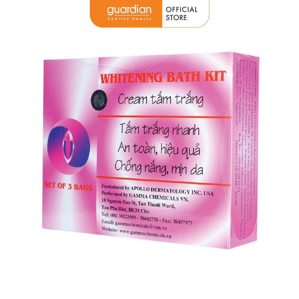 Kem tắm trắng Gamma Whitening Bath Kit 170g