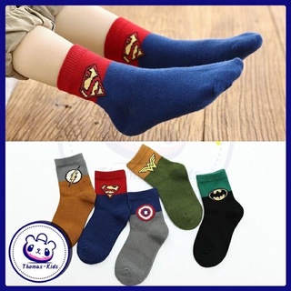 Set 5 đôi tất siêu nhân cho bé trai