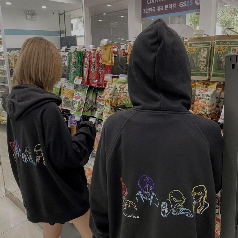 Áo Nỉ Mũ Hoodie Sadboiz Tay Bồng Dáng Rộng Ulzzang Unisex Chất Nỉ Bông Dày Dặn Anhribi