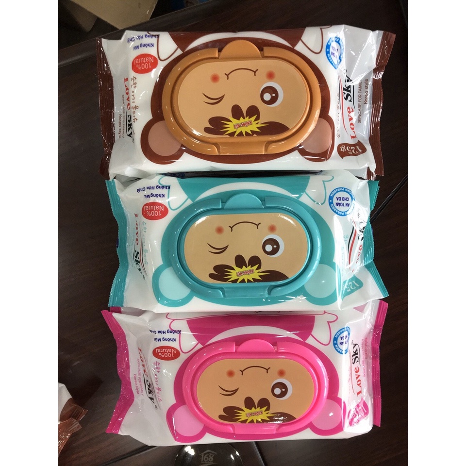 COMBO THÙNG GIẤY ƯỚT 125 GR KHÔNG MÙI-30 GÓI