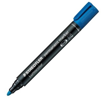 Bút dạ dầu ngòi tròn STAEDTLER permanent marker 352 (xanh, đỏ , đen, xanh lá)