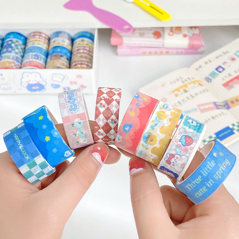 Băng Keo Giấy Washi Tape Three Little Cute Bear