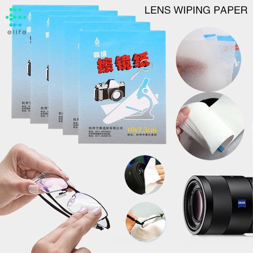 Bộ 50 miếng Giấy mịn mềm Chuyên Dụng Lau Ống Kính Lens , kính đeo , màn hình body , laptop