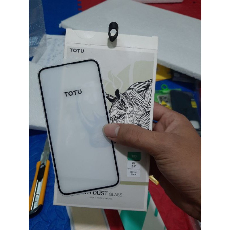 Kính cường lực TOTU Cho iPhone 11/ 11 Pro/ 11 Pro Max Full màn hình, Chống bụi, Chống lóa