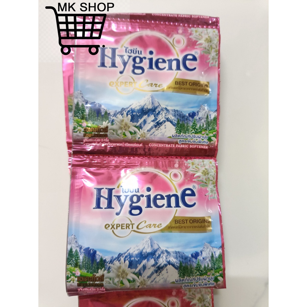 {Combo}Nước Xả Vải Đậm Đặc Hygiene Thái Lan GÓI 20ML siêu thơm lưu hương lâu