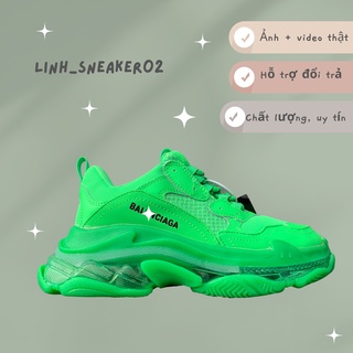 Giày Balen Đế Khí Màu Xanh Cao Cấp Thể Thao Nam Nữ Thời Trang Siêu Hot Giày Đôi Nam Nữ