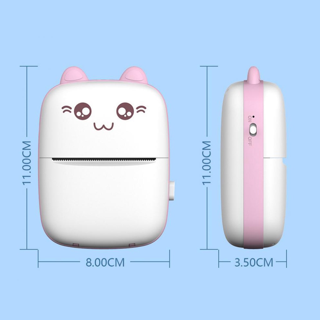 🌟Hàng HOT Máy In Nhiệt Mini Cầm tay Bluetooth, Máy in ảnh, in tài liệu, in Phao, in nhãn dán in không cần mực, in đơn hàng, in bill hàng