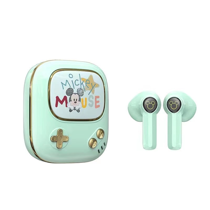 Tai Nghe Bluetooth 5.2 Không Dây Chống Nước Kiểu Dáng Thể Thao Disney FX-996