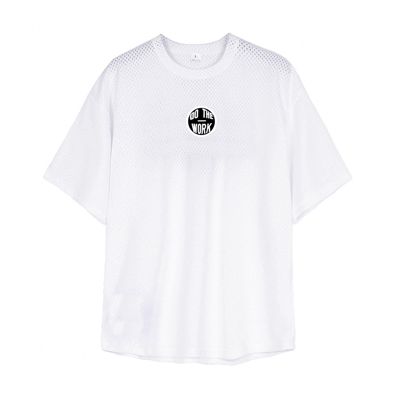 Áo Thun Thể Thao Tay Ngắn Phối Lưới Nhanh Khô Thời Trang Mùa Hè Cho Nam