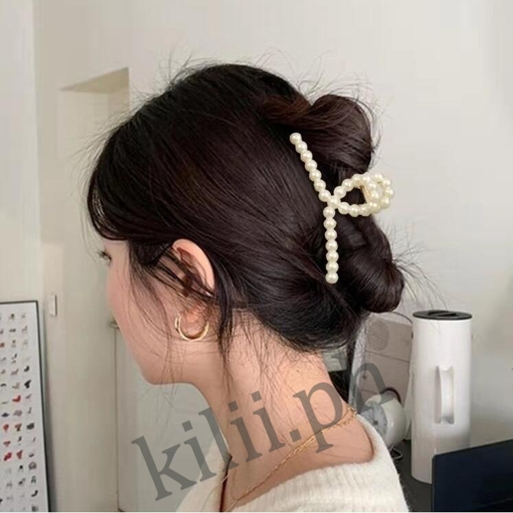 Kilii Kẹp Tóc Đính Ngọc Trai Phong Cách Hàn Quốc Cho Nữ
