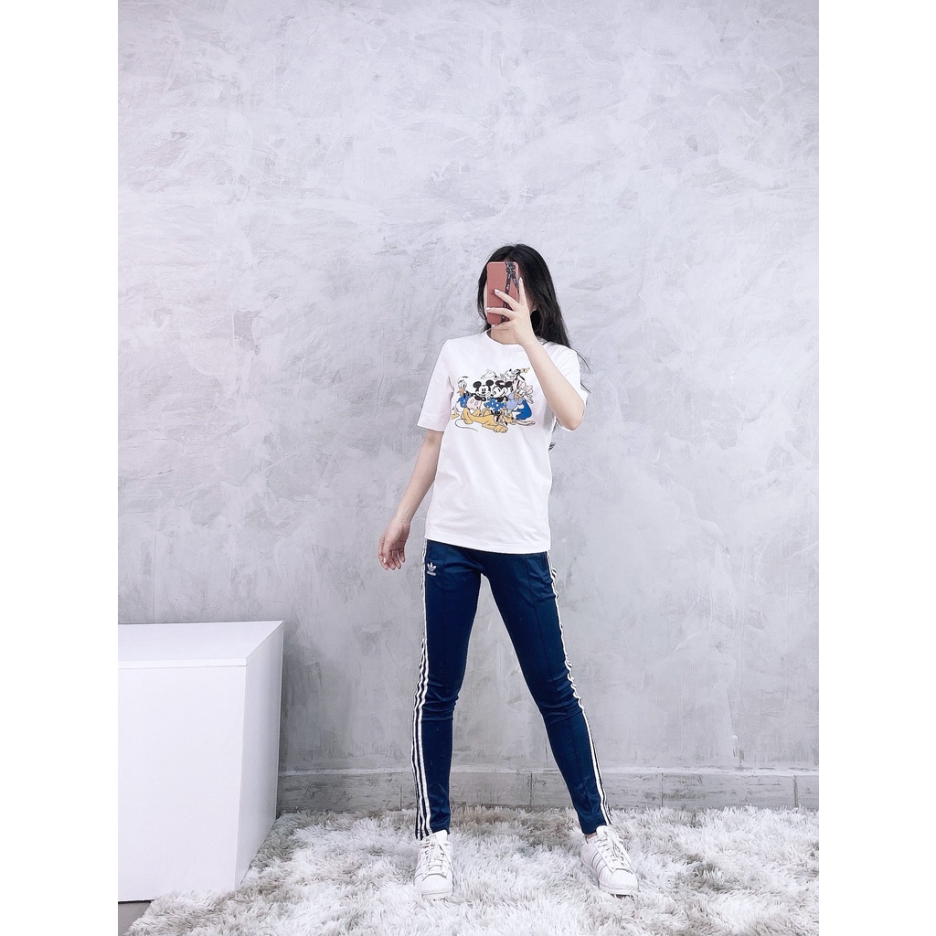 (HÀNG XUẤT XỊN) Áo LV01-4 Trắng Le.vis x Disney Made in Cambodia full tag code SIZE S M L
