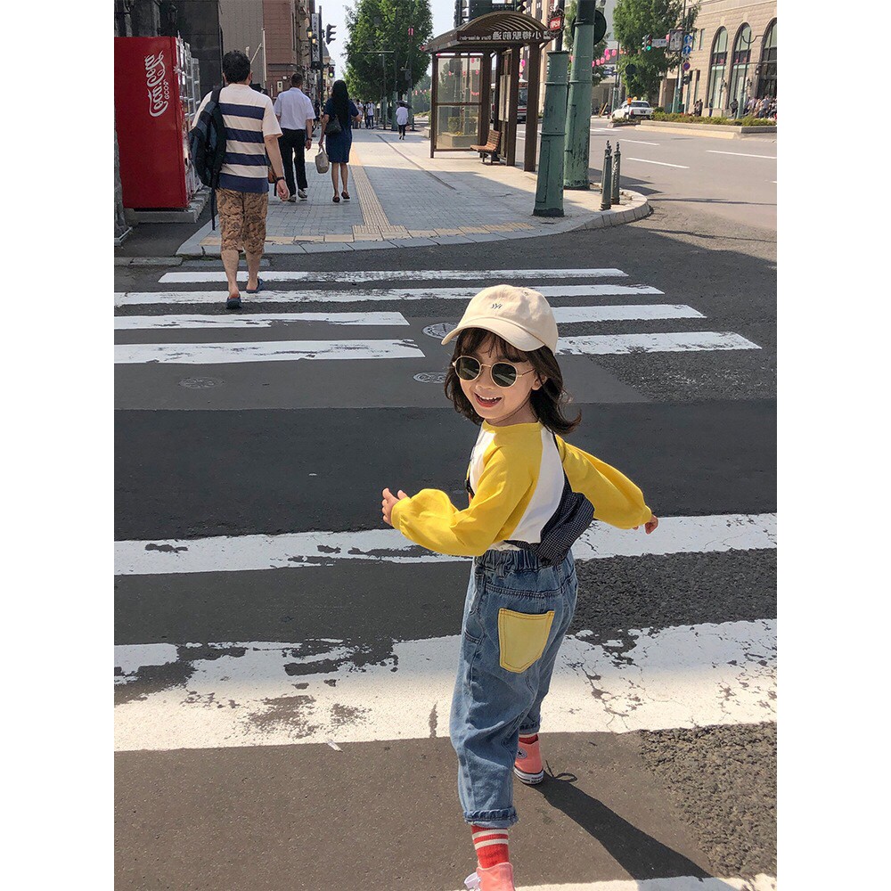 Quần jean thụng bé trai bé gái