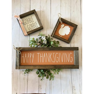 Tranh gỗ handmade cảm ơn - Thanksgiving - Decor treo tường phong cách vintage