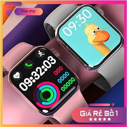 Đồng Hồ Thông Minh HW12 Có Tiếng Việt, Nghe Gọi, Thay Hình Nền, Cảm Ứng Siêu Mượt Mà
