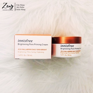 Kem Dưỡng Trắng Da, Chăm Sóc Lỗ Chân Lông Innisfree Brightening Pore Priming Cream - Hallabong 50ml