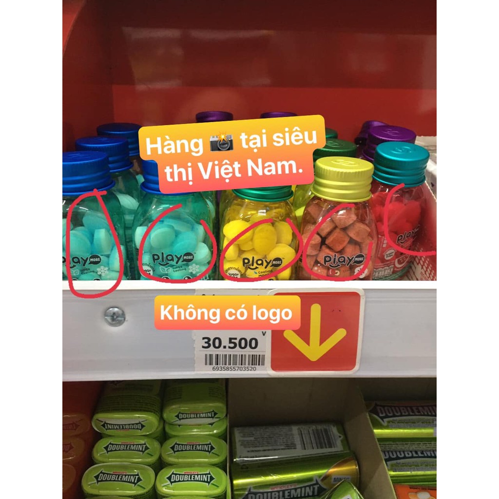 Kẹo play 7-Eleven các vị giá 25k/ lọ 22g