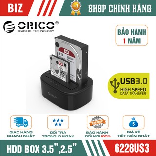 HDD BOX cắm ngoài Orico 6228US3 SATA III USB 3.0 - Phân phối chính hãng!!!