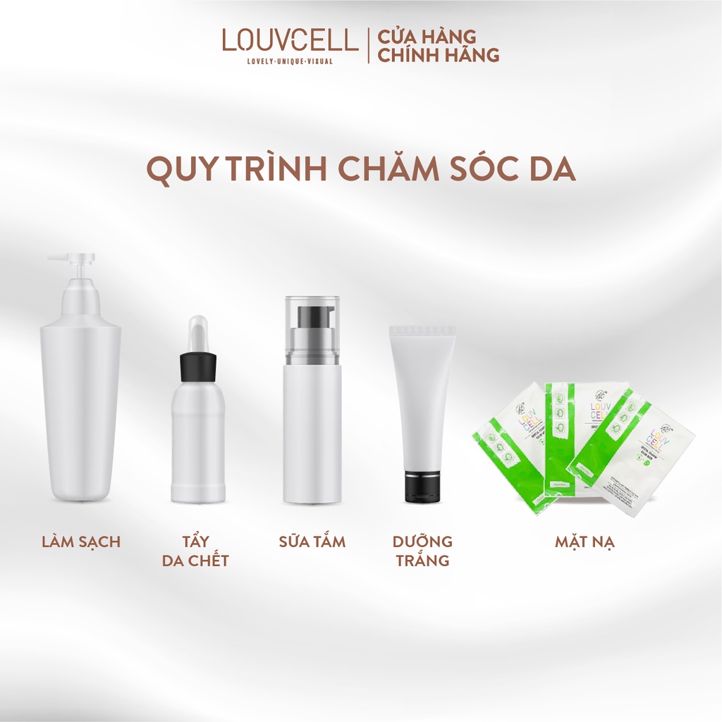 Mặt nạ cấp ẩm dành cho da mụn Louvcell Crystal Relaxing Color Mask 25 ml