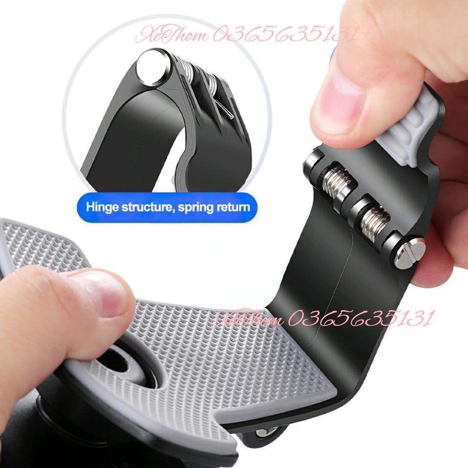 Giá đỡ điện thoại ô tô Car phone holder kẹp trên xe hơi xoay 360 độ chống rung treo đa điểm trên taplo, gương chiếu hậu