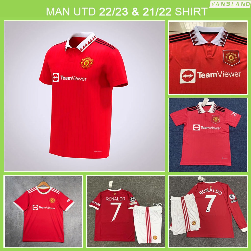 Áo Thun Bóng Đá Câu Lạc Bộ Manchester United Ronaldo CR7 22/23