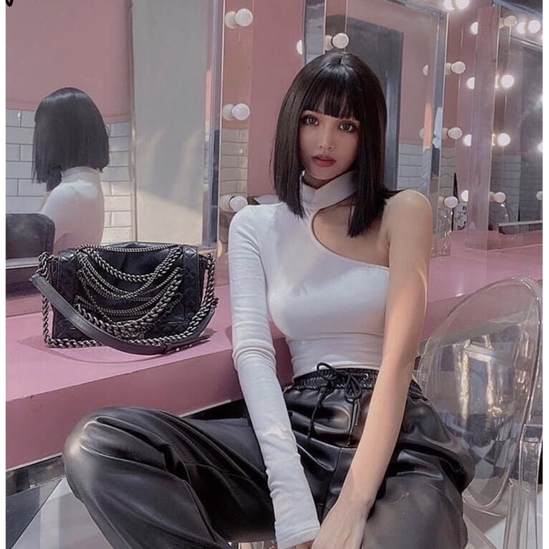 bodysuit cổ lọ hở vai | BigBuy360 - bigbuy360.vn