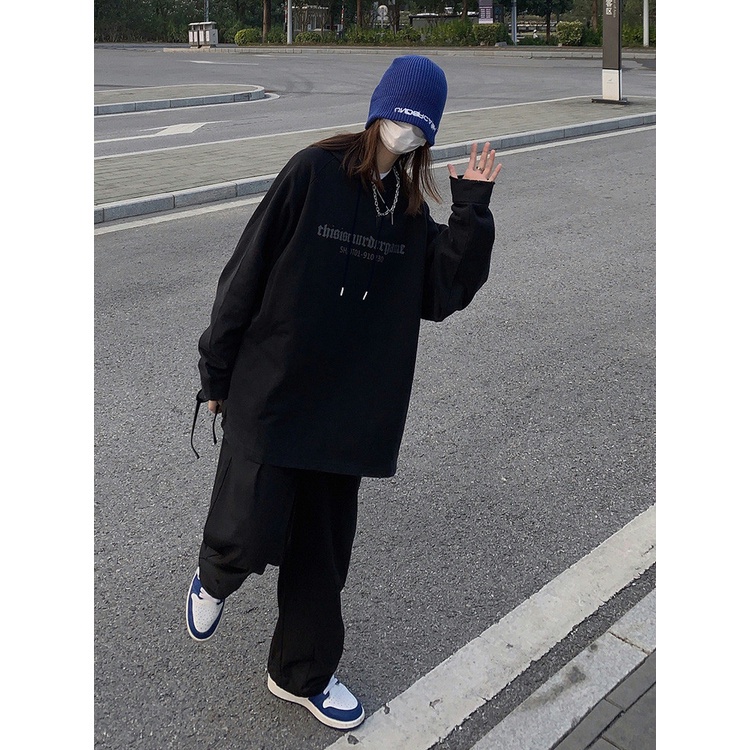 Áo hoodie dáng rộng thời trang cá tính phong cách Hàn Quốc 2021 | BigBuy360 - bigbuy360.vn