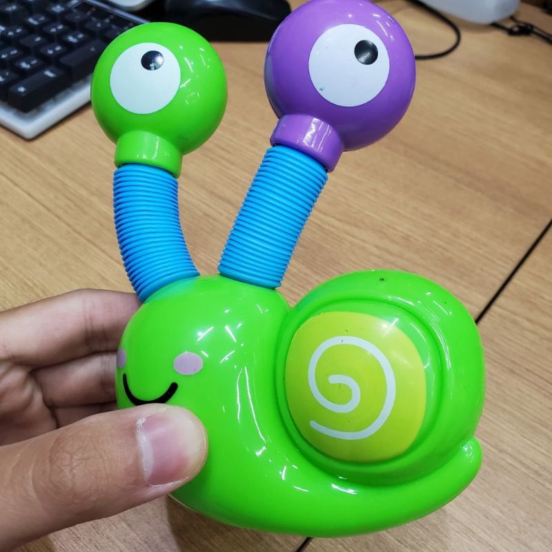 Đồ chơi ốc sên lò xo phát sáng ngộ nghĩnh cute cho bé| Bảo An