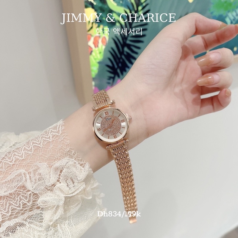 Đồng Hồ Nữ Jimmy & Charice kim loại dây mành cao cấp | BigBuy360 - bigbuy360.vn