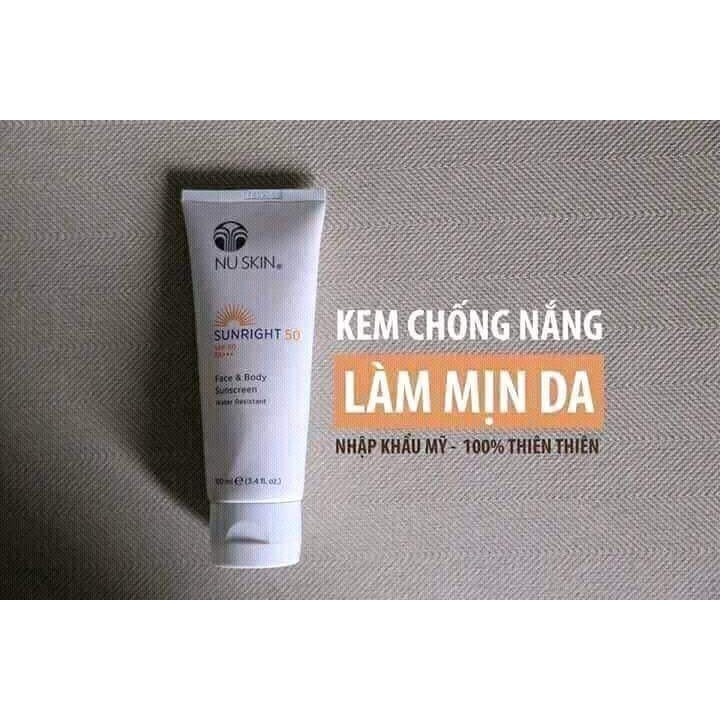 [Tặng 100k] Kem Chống Nắng Nuskin Sunright 50 SPF 50++