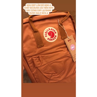 Balo kanken cam đất classic ( tặng kèm pin cài )