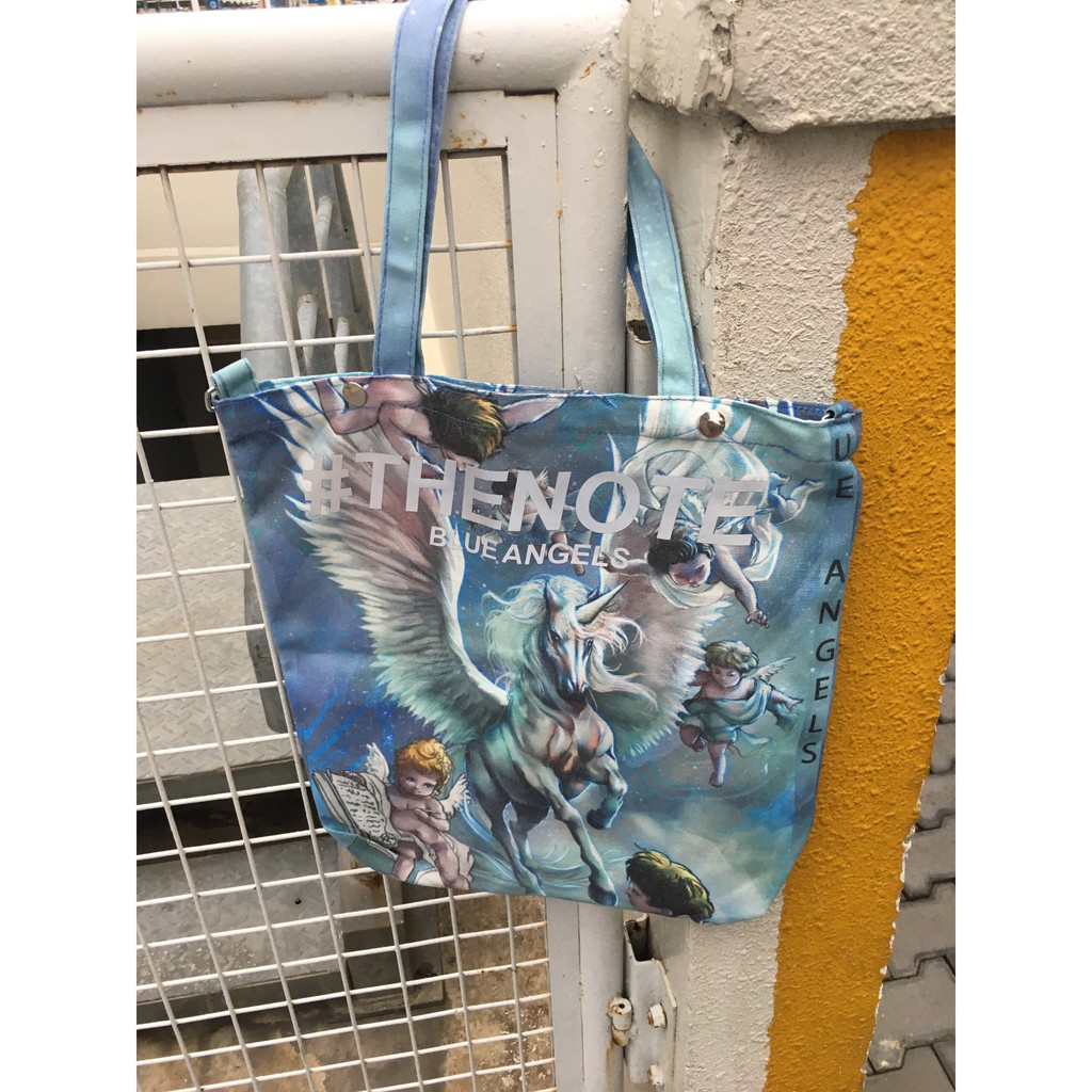 THE NOTE  - TOTE BAG - BLUE ANGELS