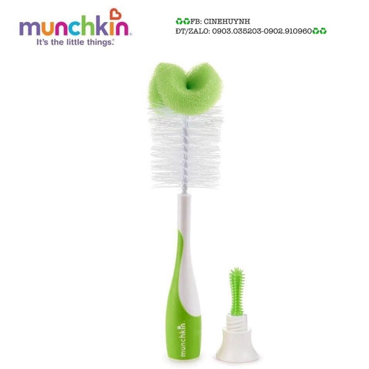 CỌ SÚC/RỬA BÌNH SỮA MUNCHKIN HÀNG CHÍNH HÃNG MỸ