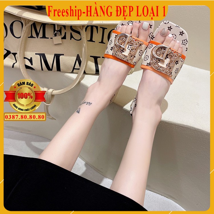 [ HÀNG ĐẸP LOẠI 1 - Freeship ] Dép quai ngang nữ đẹp cao cấp, sang chảnh, siêu bền/ Giày dép nữ đẹp hót, thời trang DD