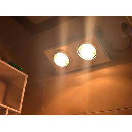 [Chính hãng, Bảo hành 5 năm, lỗi 1 đổi 1] Đèn sưởi phòng tắm Borg Braun 2-3  bóng vàng thương hiệu Đức BU02/BU03/BU16