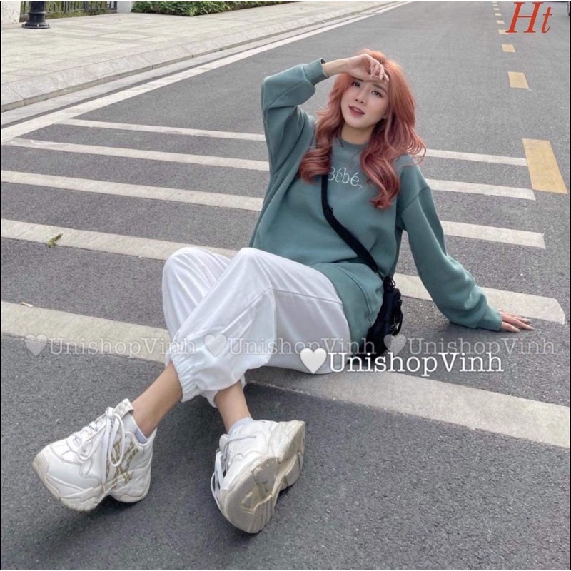 Áo swearter nỉ cotton bébe H2A855