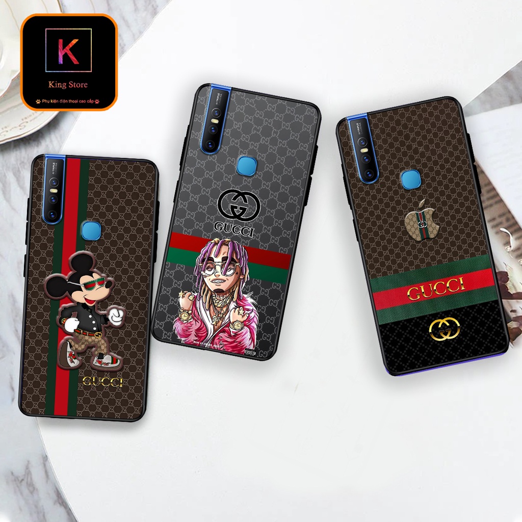 Ốp lưng Vivo V15 - Vivo V15 Pro - Vivo V17 - Vivo V17 Pro - Ốp in hình GÜÇÇÏ - lưng nhám viền TPU cao cấp