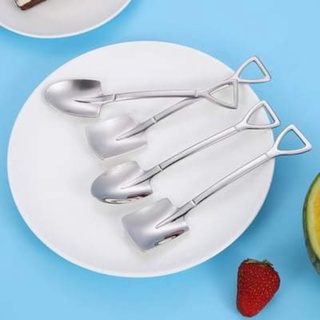 Set 4 thìa inox hình xẻng cao cấp