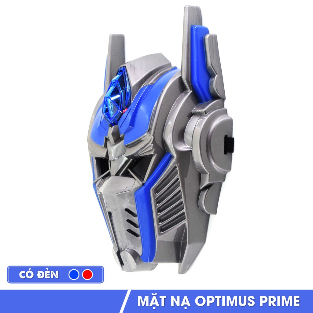 Mặt nạ hóa trang Optimus Prime đồ chơi hóa trang cosplay halloween chơi sinh nhật cho trẻ em lứa tuổi 3+ nhựa PP an toàn