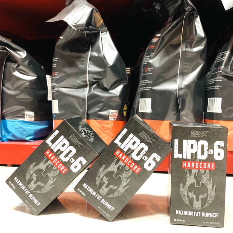 Nutrex Lipo 6 Hardcore  - Viên Giảm Mỡ Cấp Tốc, Giảm Cân Mạnh Mẽ