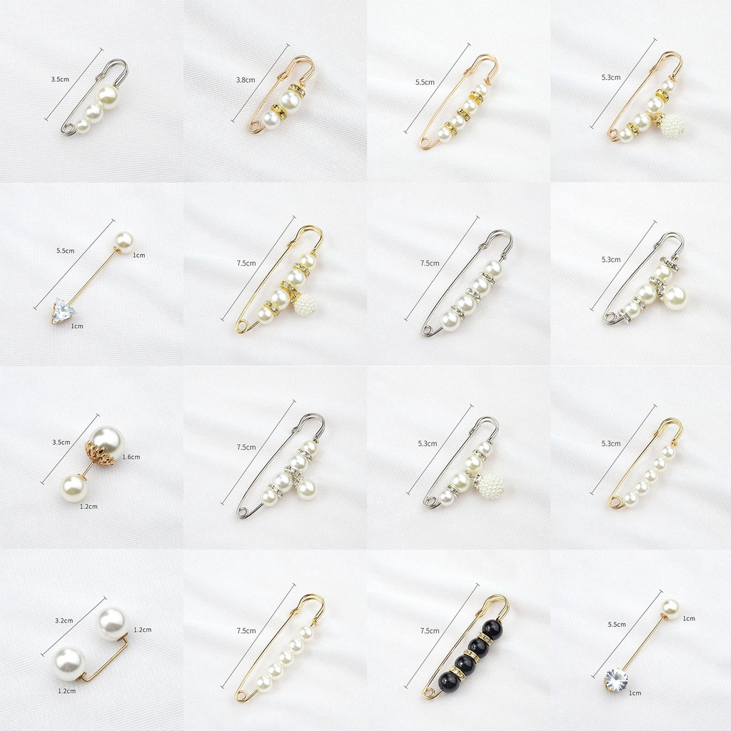 {Soltweter} Ghim Cài Áo An Toàn Làm Việc Ngăn Ngừa Tiếp Xúc Quyến Rũ Đính Ngọc Trai Giả Quyến Rũ An Toàn Cho