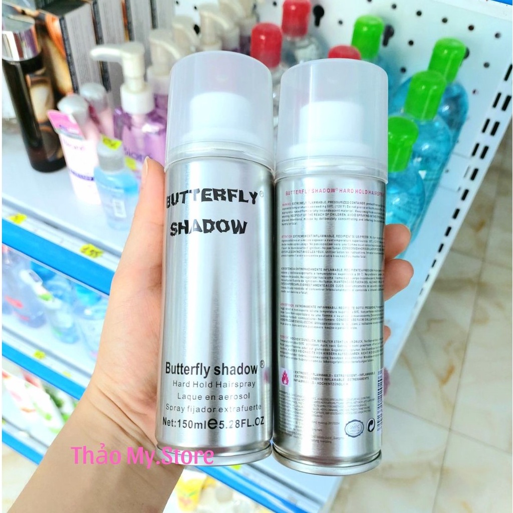 Gôm Xịt Tóc, Keo Xịt Tóc Butterfly Shadow  - Chính Hãng Loại1- 150ml