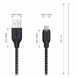 Cáp MicroUSB 1.2m Aukey CB-AM1