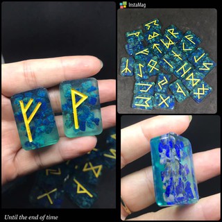 Bộ kí tự Runes đá vụn handmade